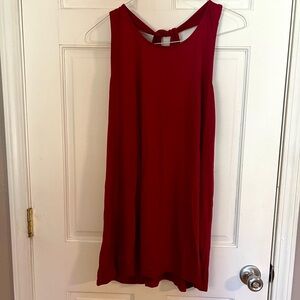 Market & Spruce - NWT 2X Monica Twist Back Knit Tank in Burgundy